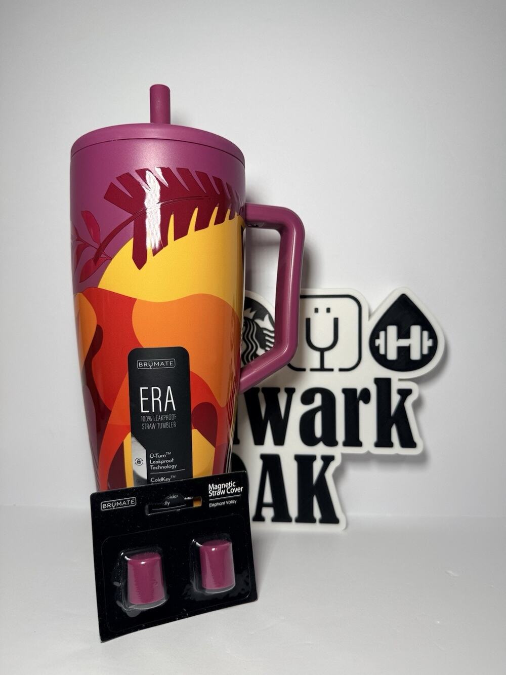 Brumate Safari Park Collection ELEPHANT VALLEY 40oz Era Tumbler + Straw Covers!